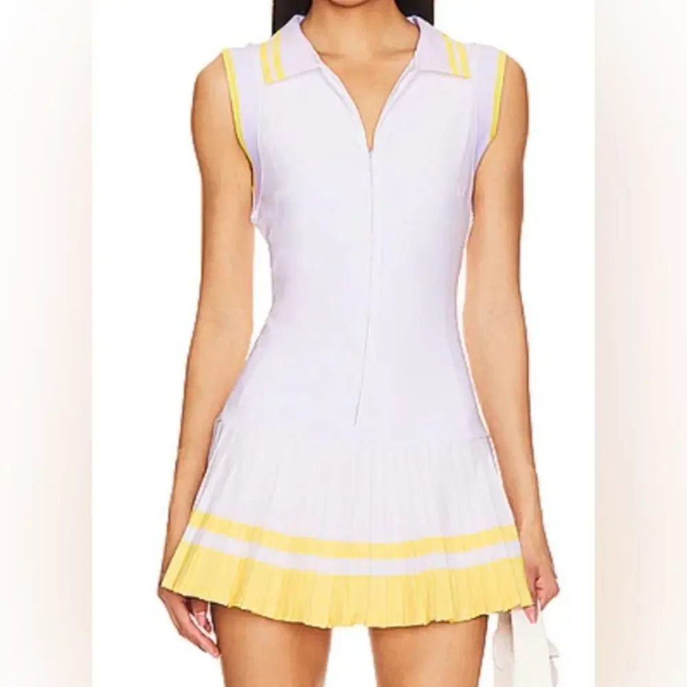 Beach Riot White and Yellow Mini Dress